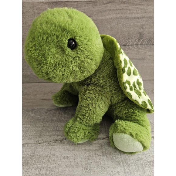 Noah Ark Animal Workshop Tellie The Turtle Green Plush Sitting Stuffed Toy 8" - Picture 7 of 10